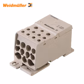 魏德米勒 W系列,接线板,端子导轨/安装板；WPDB 185/35 1-8