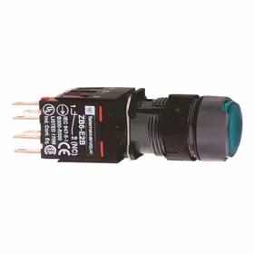 施耐德电气 圆形绿色(LED12～24V) 1NO 16mm 带灯按钮；XB6AW3B1B