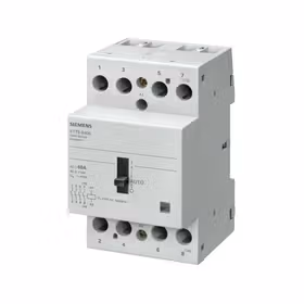 西门子 INSTA接触器0/1自动带4个常开触点63A,控制电压230VAC；5TT5 63A 4NO 230AC with manual switch
