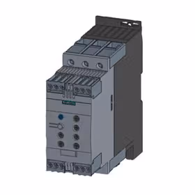 西门子 软起动器S2 63A,37kW/500V,400-600VAC,110-230VAC/DC螺钉端子；3RW40371BB15