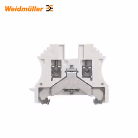魏德米勒 接地型接线端子,螺钉联接,2.5mm,300A(2.5mm),白色；WPE 2.5 WS