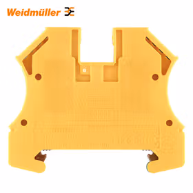 魏德米勒 接地型接线端子,螺钉联接,6mm,720A(6mm),绿/黄；WPE 6