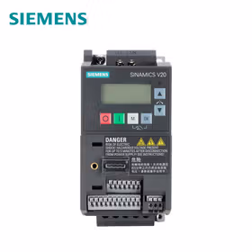 西门子 SINAMICS V20 1AC 220V变频器,无内置滤波器 0.12kW AC220-240V；6SL3210-5BB11-2UV1