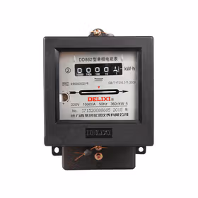 德力西电气 单相电能表；DD862 220V 1.5(6)A