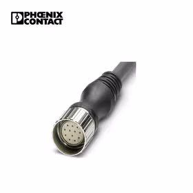 菲尼克斯 M23孔式,直头,12芯,预制20 m主电缆；RCK-TGUM/BL12/20,0PUR-U