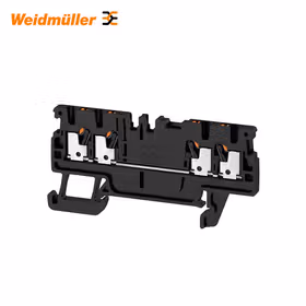 魏德米勒 直通型接线端子；A4C 1.5 BK