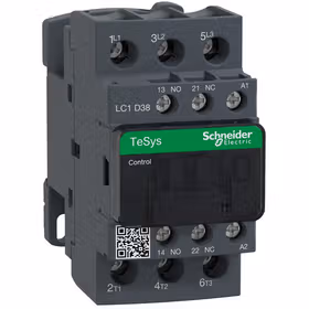 施耐德电气 国产TeSys D系列三极交流接触器,38A,220V,50/60Hz；LC1D38M7C