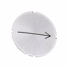 西门子 铭板适用于发光按钮,圆形,乳白色,带黑色文字,带图形符号：箭头方向向右；3SU19000AB710QR0