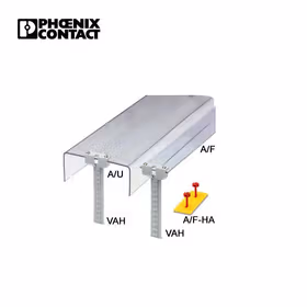 菲尼克斯 挡盖条,用于端子条的遮盖保护,厚度2mm,宽度6cm,还须提供2个E/UK终端固定件和2个可调节VAH盖罩支架,最大供货长度为100cm；A/F 60 METER