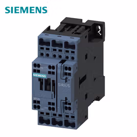西门子 功率接触器,38A,18.5kW,1NO+1NC交流(50-60Hz)/DC200-280VAC/DC,3极,尺寸S0,笼卡式连接；3RT20282NP30