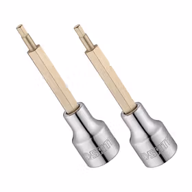 世达 12.5mm(1/2")系列100mm长六角旋具套筒H6；25203