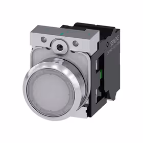 西门子 带灯平头按钮,白色；3SU11520AB603BA0ZY19