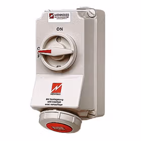 曼奈柯斯(MENNEKES) 工业插座,DUO,32A5P,6H400V,IP67；5608A