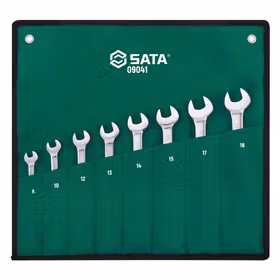 世达 8件双向快扳梅花开口两用扳手组套8~18mm；09041