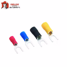 德力西电气 叉形预绝缘端头,500只/包；SV1.25-3 红 0.6mm