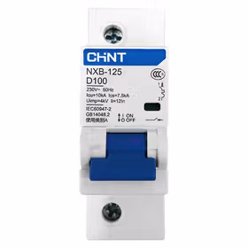 正泰 小型断路器；NXB-125 1P D100