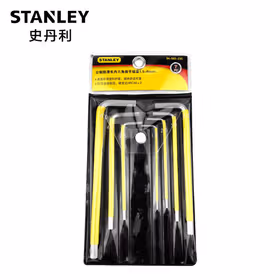 史丹利 7件套公制防滑长内六角扳手组套1.5-6mm；94-562