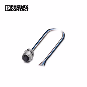 菲尼克斯 传感器/执行器孔式插座；SACC-E-M12FS-4CON-PG9/0,5