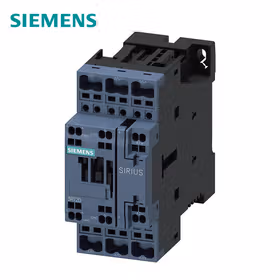西门子 功率接触器,25A,11kW,1NO+1NC,125VDC带集成式可变电阻,3极,尺寸S0,弹簧型端子连接适合于PLC输出端；3RT20262KG40