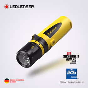 莱德雷神EX7欧盟专业认证防爆手电筒强光巡逻隔爆加油站化工专用