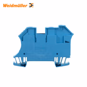 魏德米勒 直通型接线端子,螺钉联接,10mm,800V,57A,蓝色；WDU 10/ZR BL