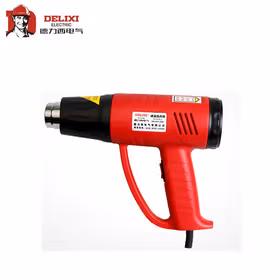 德力西电气 热风枪 2000W 红黑配色；DHCHG12000