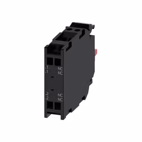 西门子 触点模块带2个开关元件,2NC,弹簧型端子连接,用于前面板安装；3SU14001AA103EA0