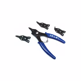 长城精工 5pcs喷塑套塑柄多用组合挡圈钳6.5寸；225105