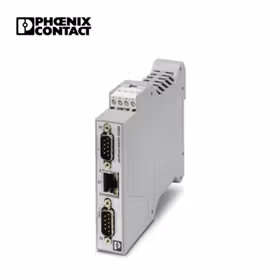 菲尼克斯 Modbus RTU（或Modbus ASCII）串行通信协议转化为Modbus TCP协议；GW MODBUS TCP/RTU 1E/2DB9