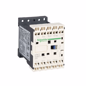 施耐德电气 TeSys K系列直流控制三极接触器，12A, 24VDC,弹簧端子（线圈；LP1K12103BD3