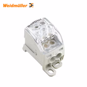 魏德米勒 W系列,接线板,额定横截面:螺钉联接,TS35；WPD 104 1x25+1x16/2x16+3x10 GY