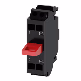 西门子 触点模块带1个开关元件,1NC,镀金的触点,弹簧型端子连接,用于底部固定安装；3SU14002AA103MA0