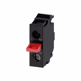 西门子 触点模块带1个开关元件,1NC,镀金的触点,螺栓型端子连接用于底部固定安装；3SU14002AA101MA0