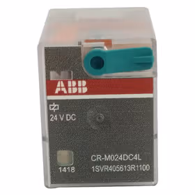 ABB 微型插拔式接口继电器；CR-M024DC4L
