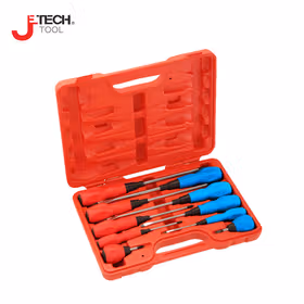 捷科(jetech) 10件一字,十字螺丝批组套；ST-10S