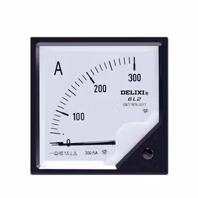德力西电气 模拟指示电测量仪表；6L2 电流表 300/5