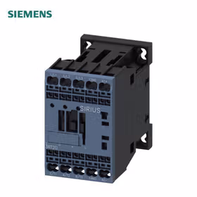 西门子 功率接触器,12A,5.5kW,1NO,24VDC,3极,尺寸S00笼卡式连接；3RT20172MB410KT0