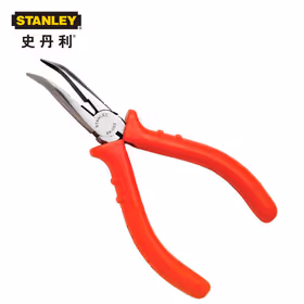 史丹利 红柄精密弯嘴钳6"；84-054