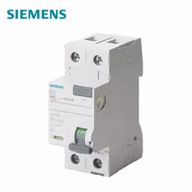 西门子 电磁式剩余电流保护开关 63A 2P 100mA A；5SV3 Type(S) A 100mA 63A 2P