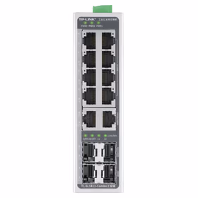 普联 工业以太网交换机；TL-SL1412-Combo工业级，8个百兆RJ45端口，4个千兆SFP端口，2个复用千兆RJ45端口,工业级工作温度：-40℃~75℃（85℃@180LFM）