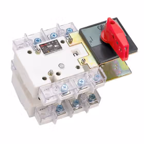 德力西电气 双投转换隔离开关；HGLZ-100/4J 柜外操作