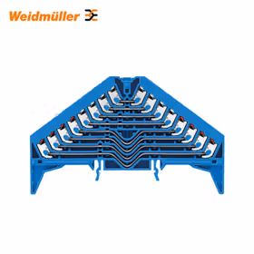 魏德米勒 直插式信号集结端子,接线板；PRV 8 BL 35X15 WS/RT