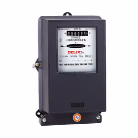 德力西电气 三相三线有功电度表；DS862 3&times;380V 3&times;10(40)A