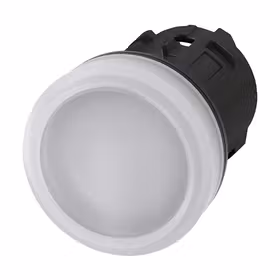 西门子 指示灯头,22mm,圆形,塑料,白色,透镜,平滑；3SU10016AA600AA0