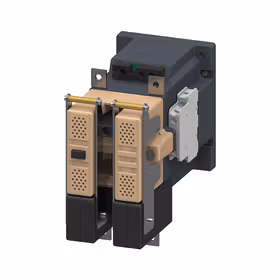 西门子 接触器,尺寸4,2极,DC-3和5,75A 辅助开关22( 2NO+2NC )48VDCDC操作；3TC48170AW4