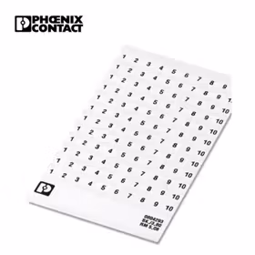 菲尼克斯 标记卡；SK 5,08/3,8:FORTL.ZAHLEN 31-40