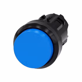 西门子 按钮,22mm,塑料,蓝色,按钮,高,键控式；3SU10000BB500AA0