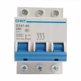正泰 微型断路器；DZ47-60 3P D50