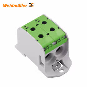 魏德米勒 W系列,接线板,端子导轨/安装板；WPD 231 2X95/2X95 GN