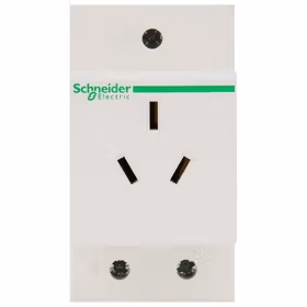 施耐德电气 导轨插座 2P+E 10A；A9A06210
